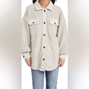 Free People Ruby Jacket in Stone XS